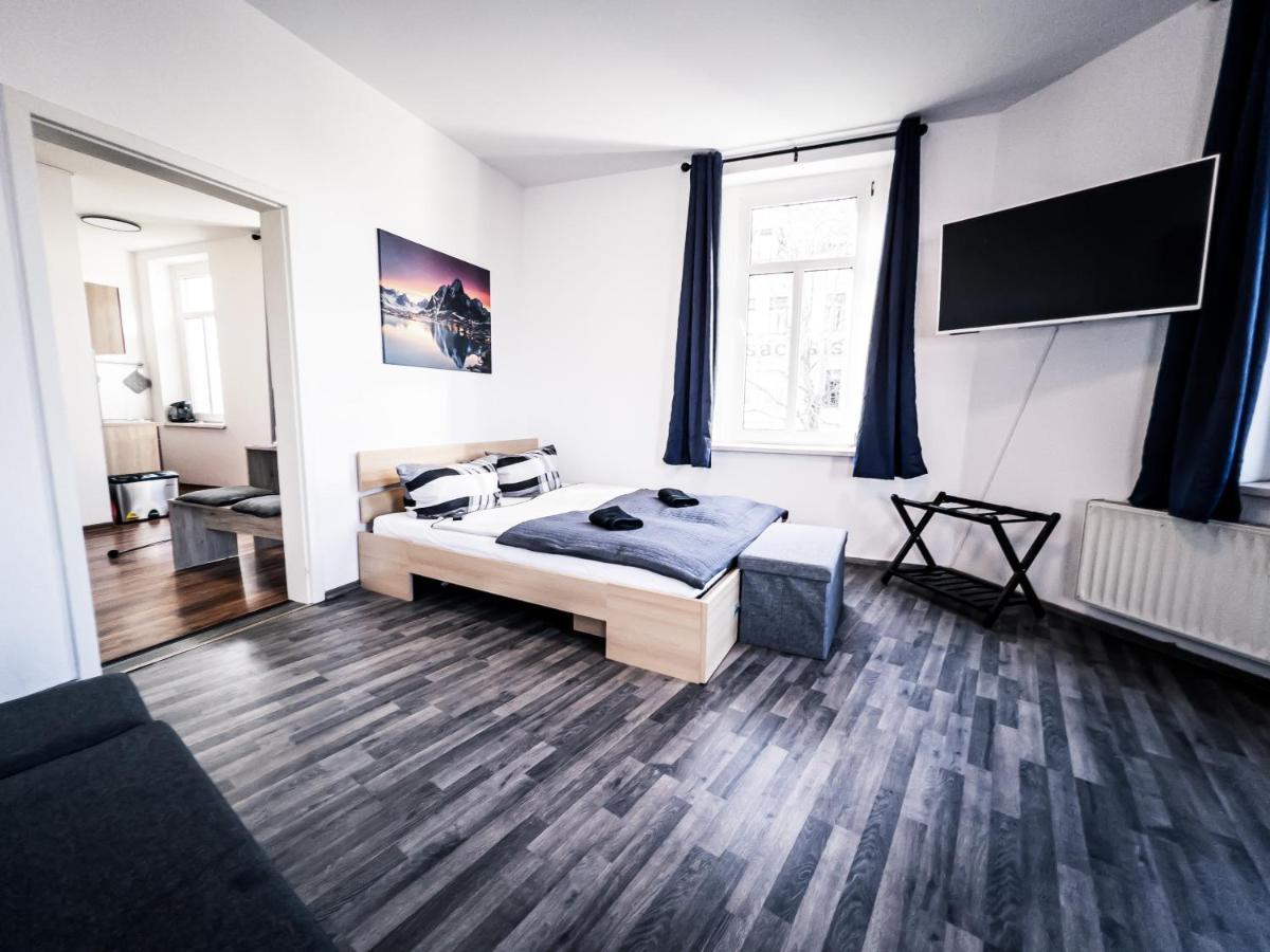 Top Apartment Mit 2 Schlafzimmern & Esszimmer - Schnelles Internet Und Nah Zu Porsche, Dhl & Flughafen 莱比锡 外观 照片
